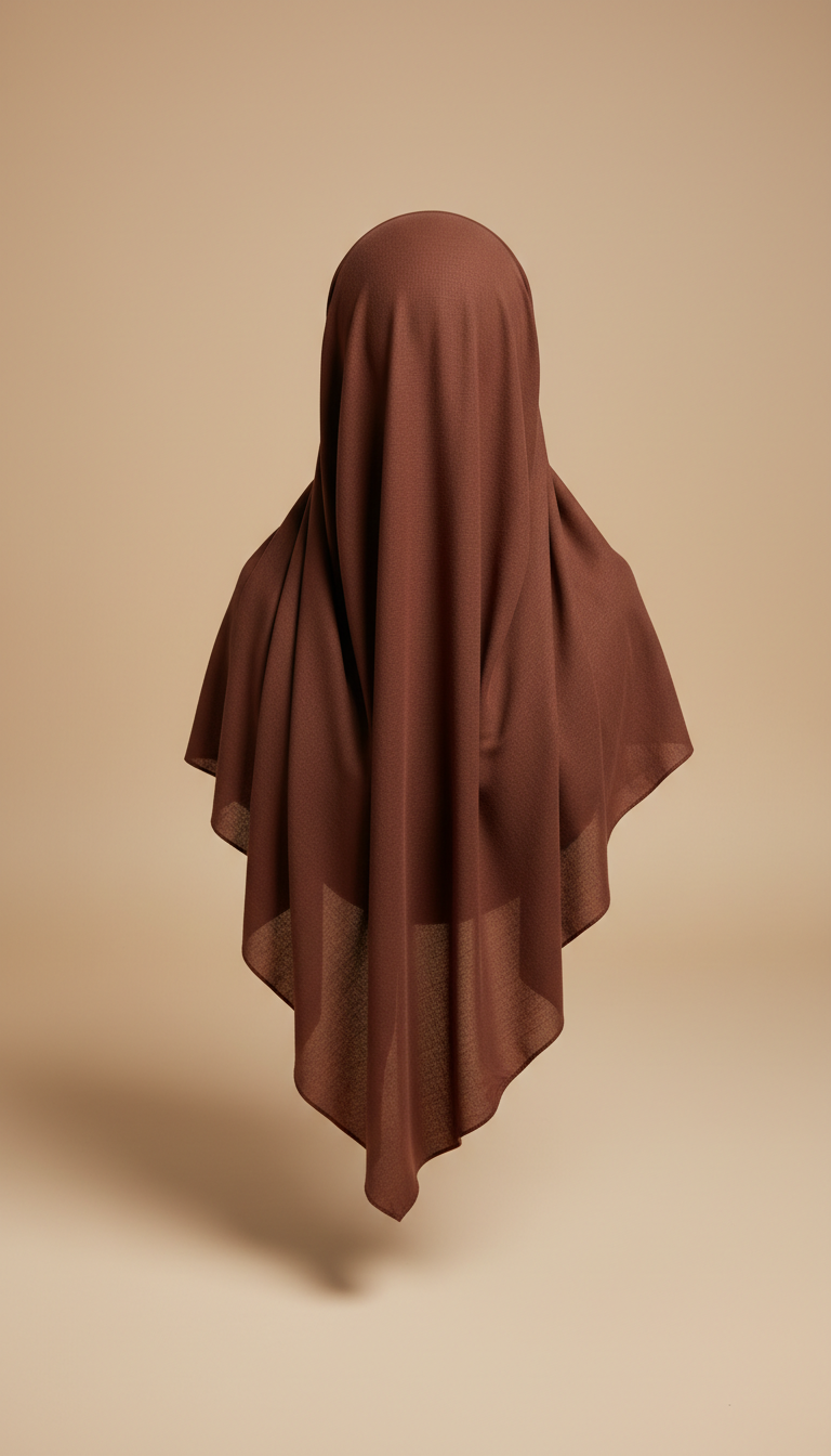 Hijab Léger Acajou